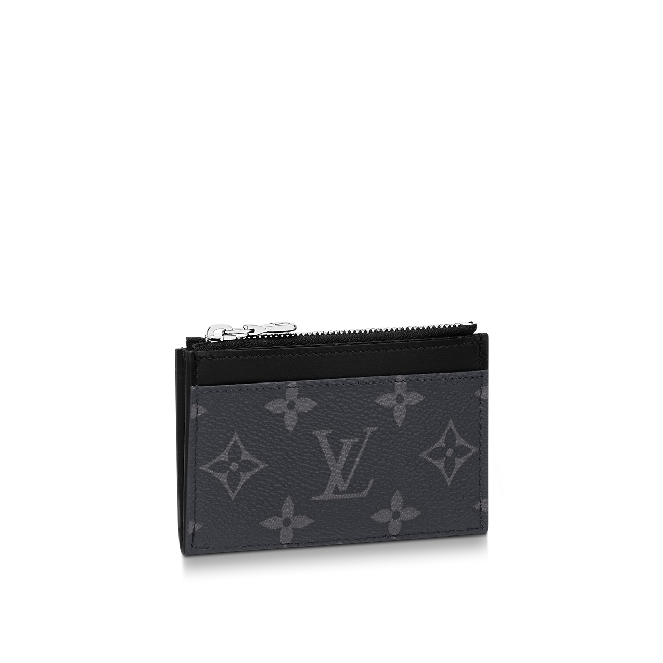 Coin Card Holder Monogram Eclipse Men Small Leather Goods LOUIS